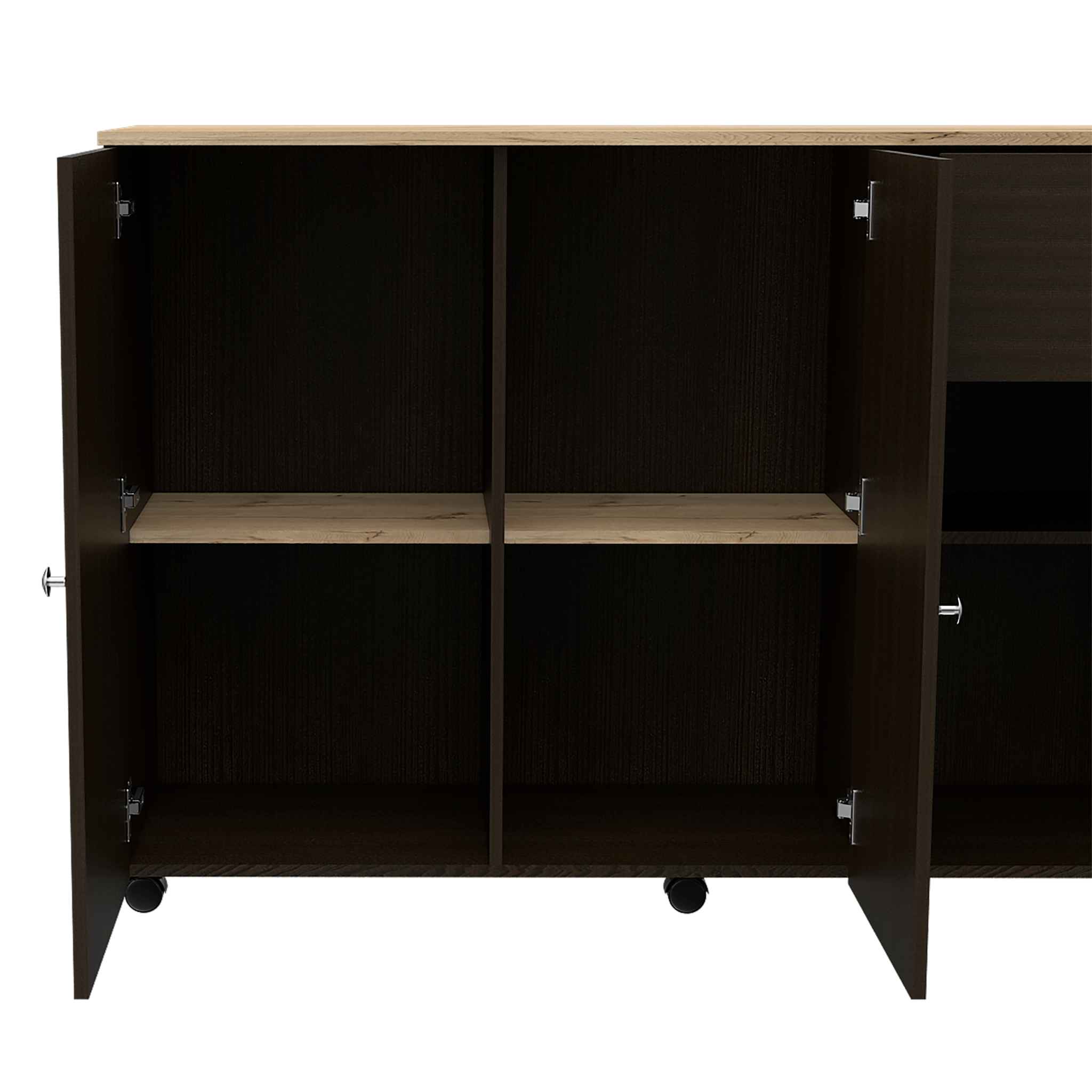 Syros Kitchen Island Depot Black Wengue